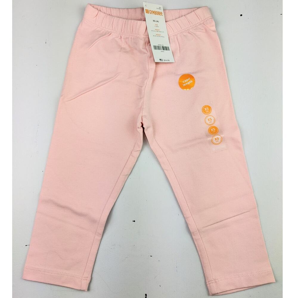 Gymboree Pink Capri Leggings Girls 4